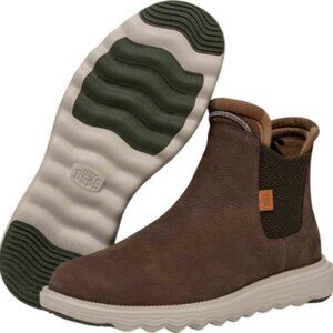HeyDude Men's Branson Boot M Craft Leather Size 11 NWT